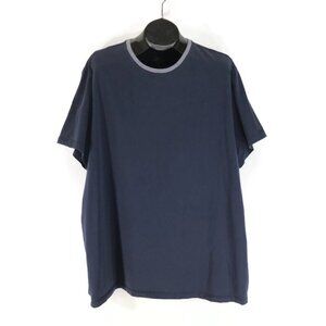 Bombas Pima Cotton Crew Neck T-Shirt Men's 3XL Navy Short Sleeve Knit Casual